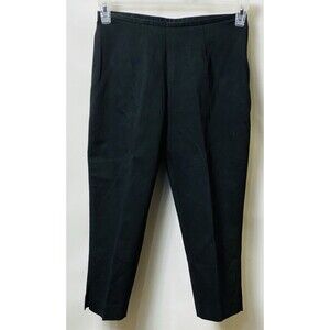 petite sophisticate Women Dress Pants Size 0P Black Lined With Zip On The Side